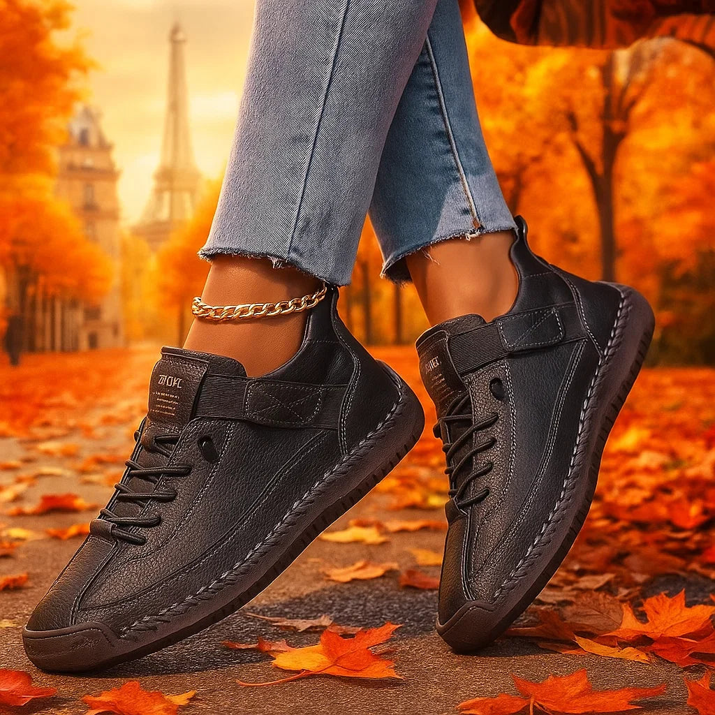 Mia | Baskets Confort Orthopédique Noir