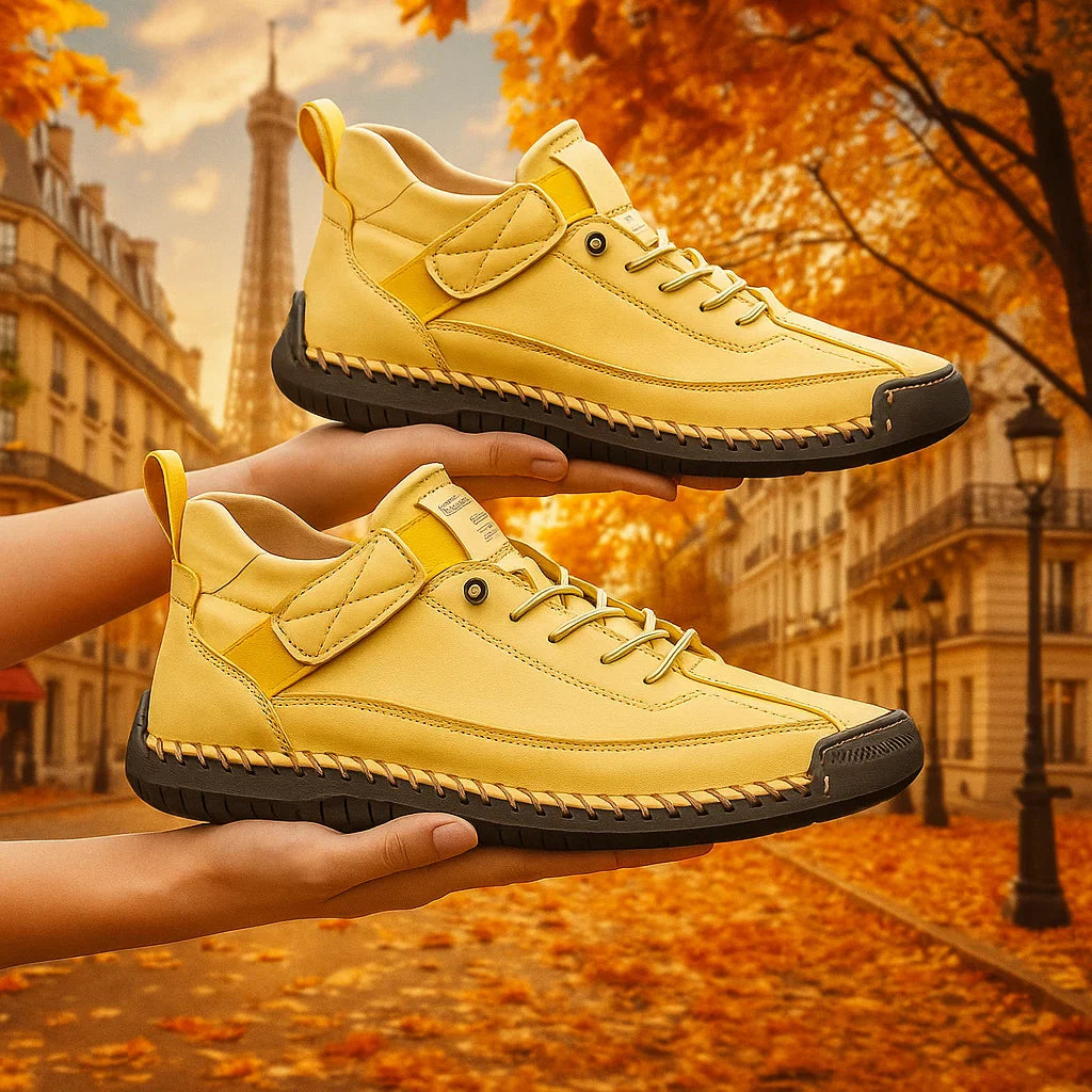 Mia | Baskets Confort Orthopédique Jaune