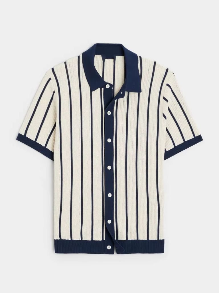 Atlantic Frame Knit Polo – Leviana