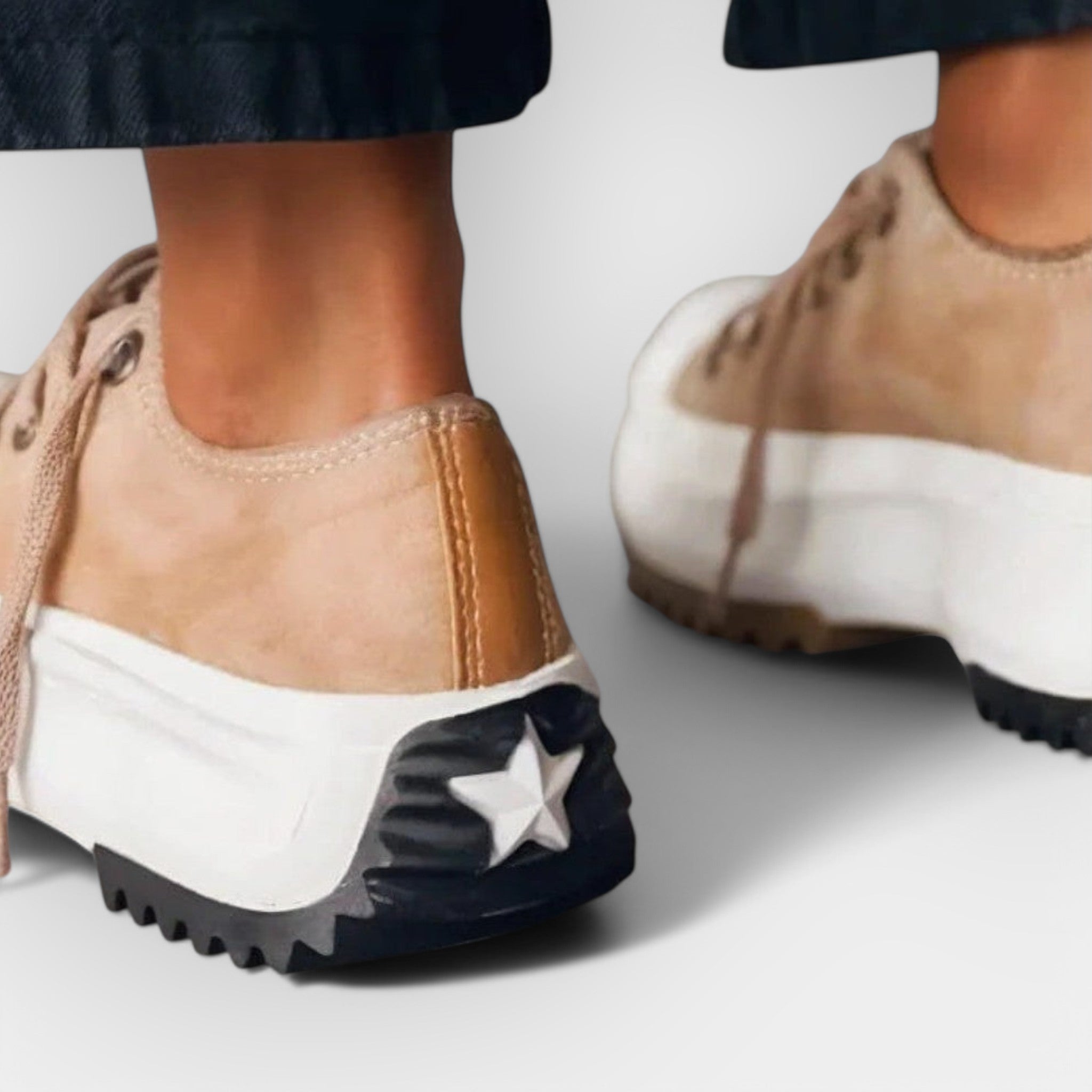 Baskets Modernes avec Semelle Épaisse