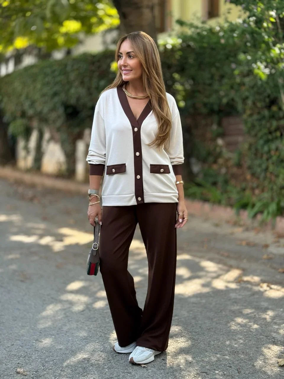 Madison Set – Button Cardigan & Relaxed Pants