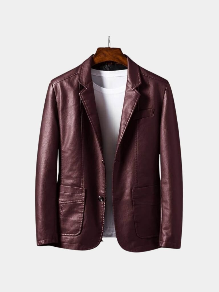 Leviana Bold Caramel Leather Jacket