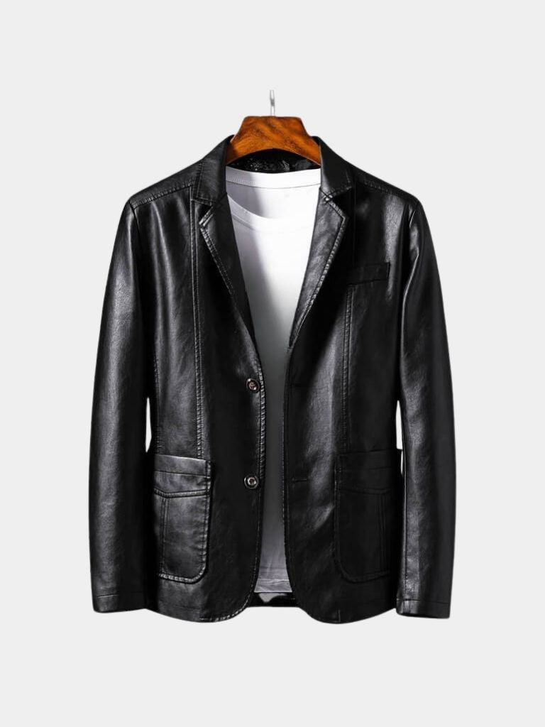 Leviana Bold Caramel Leather Jacket