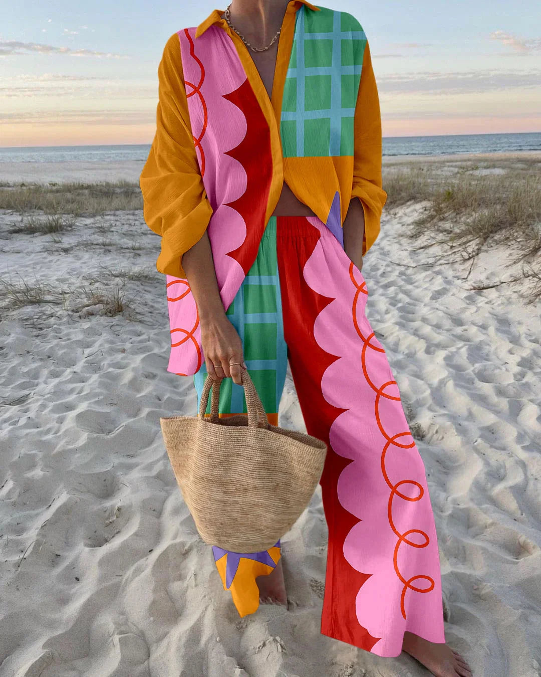 Arianna | Ensemble Imprimé Multicolore