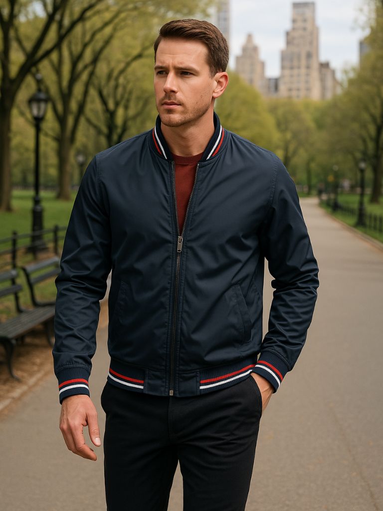 Leviana Casual Bomber Jacket
