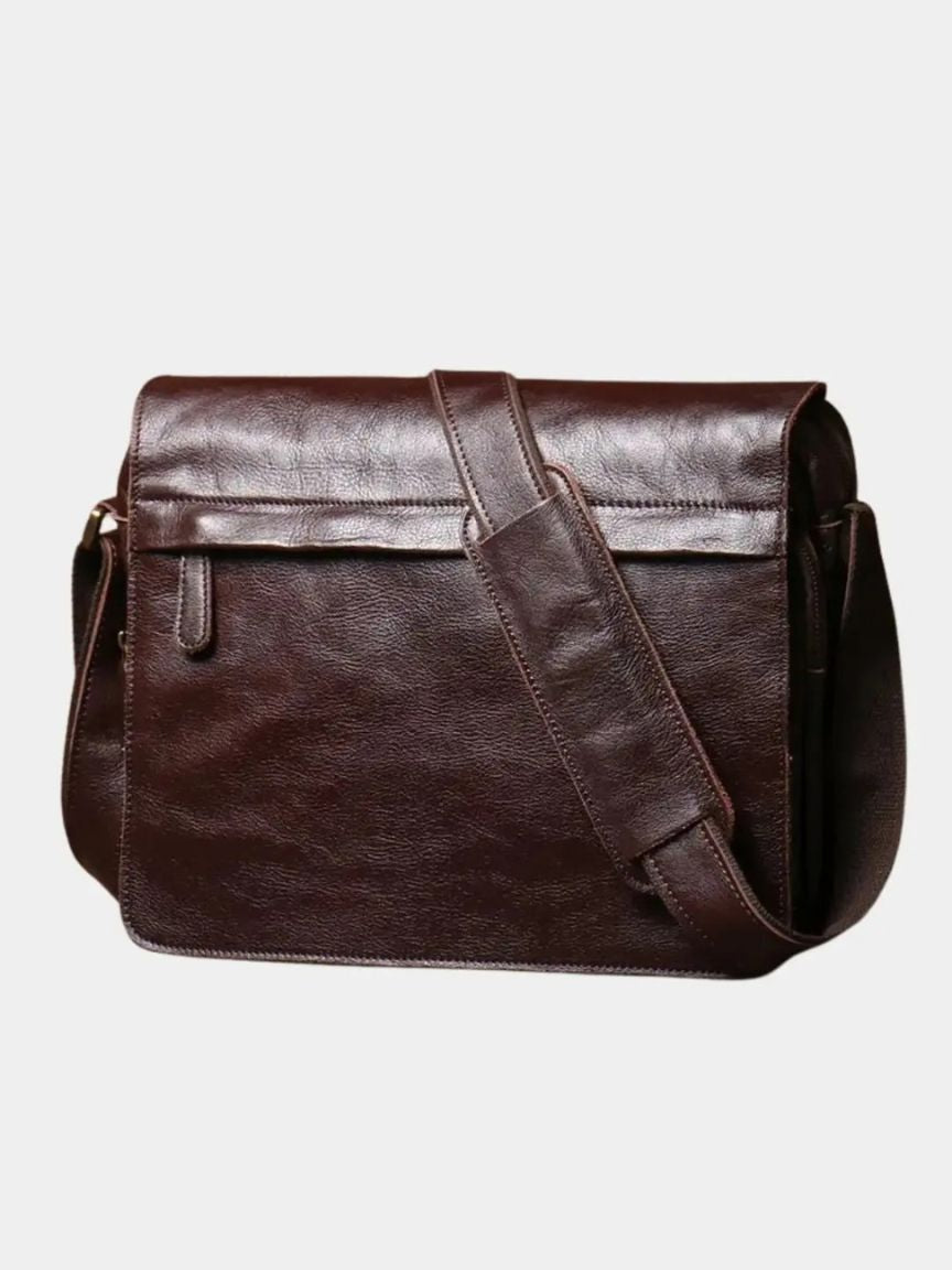Leviana Timeless Leather Messenger Bag