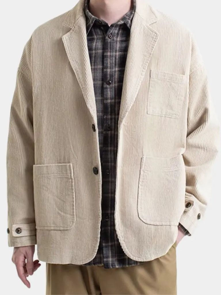 Leviana Winter Corduroy Blazer