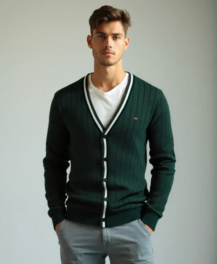 Cotton Sweater with Buttons - Leviana
