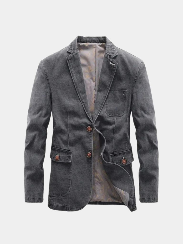 Leviana Covenant Denim Blazer Jacket