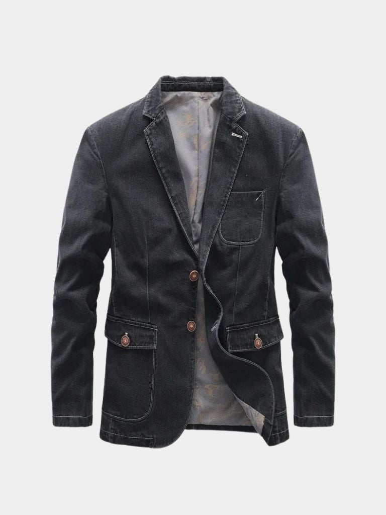 Leviana Covenant Denim Blazer Jacket