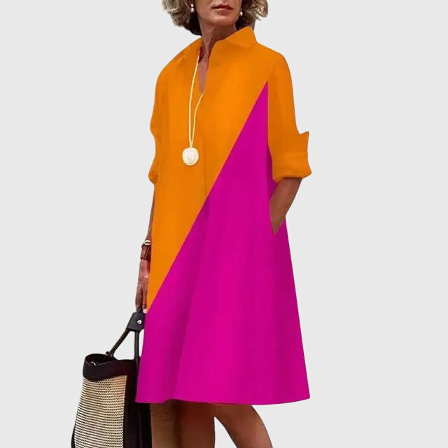 Paige™ - Chic Dress Featuring Convenient Pockets