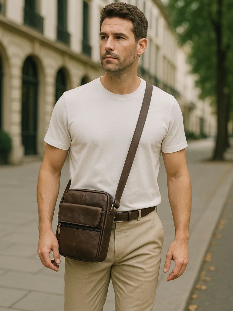 Leviana Essential Leather Crossbody Bag