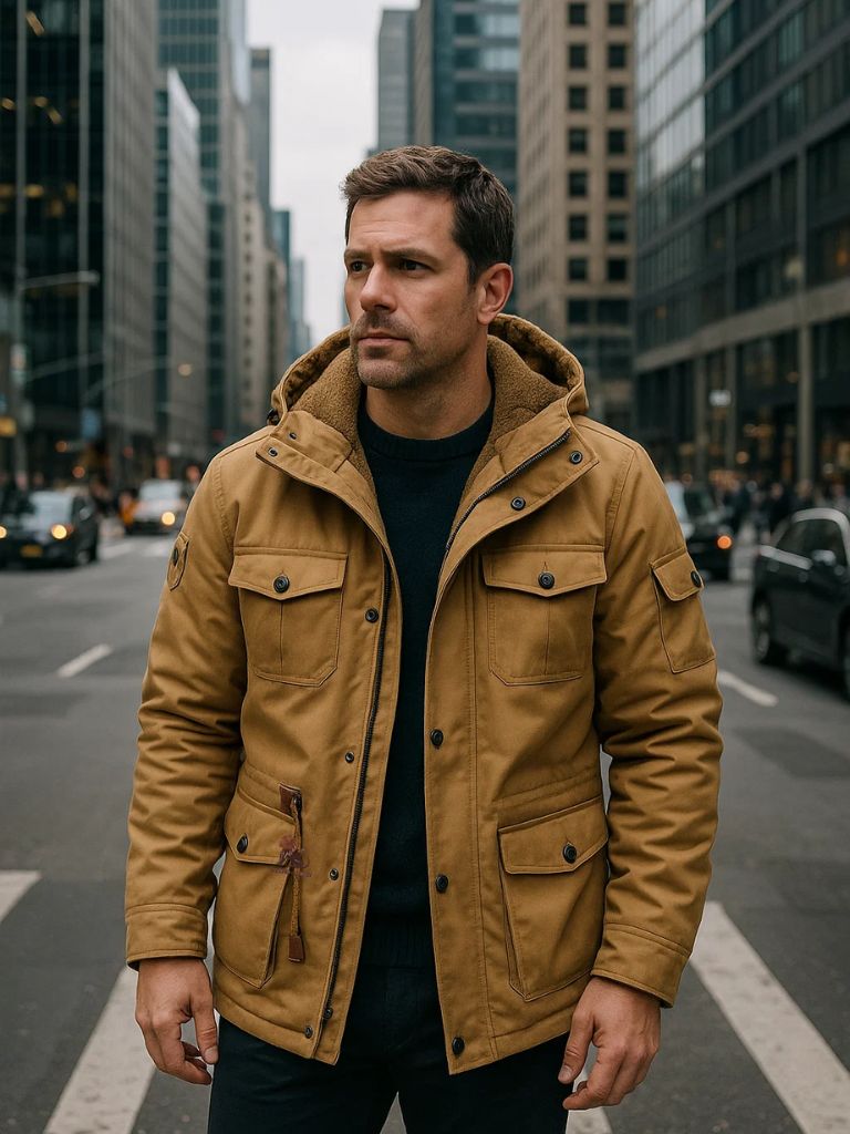 Leviana Fleece Hooded Bomber Jacket