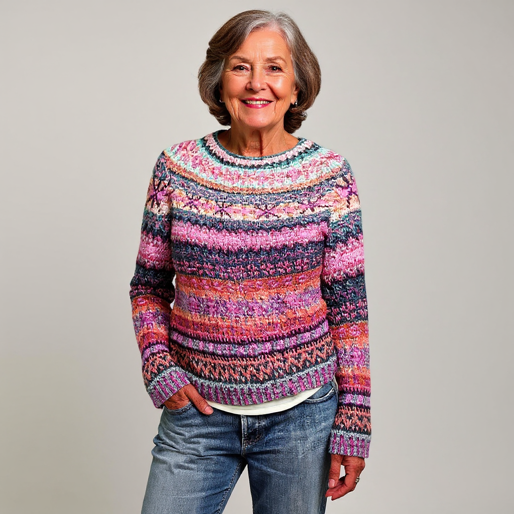 Amy | Pull islandais vintage
