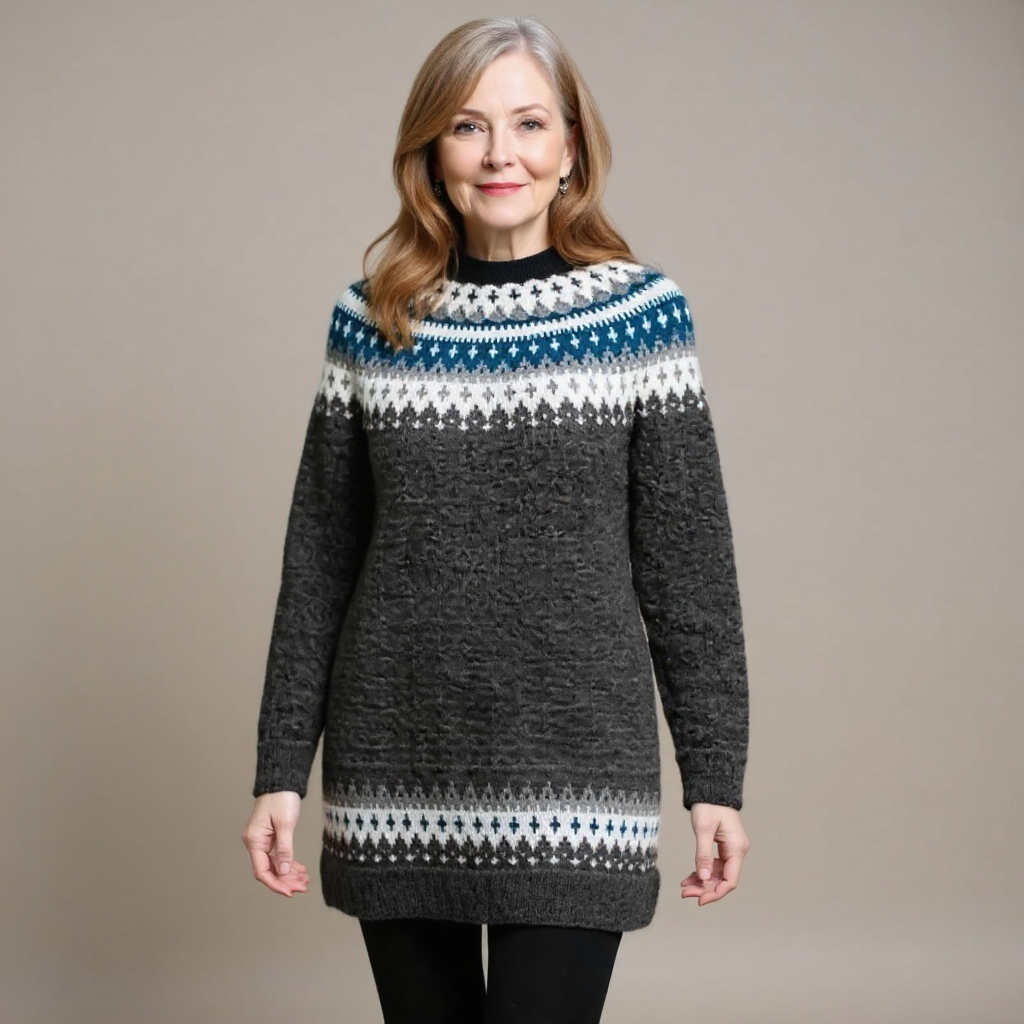 Avril | Pull Islandais Vintage