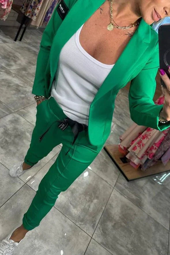 Fenna™ | Women's Casual Solid Color Two-Piece Set