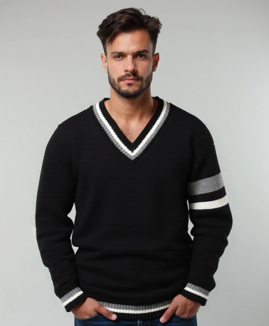V-Neck Sweater - Leviana