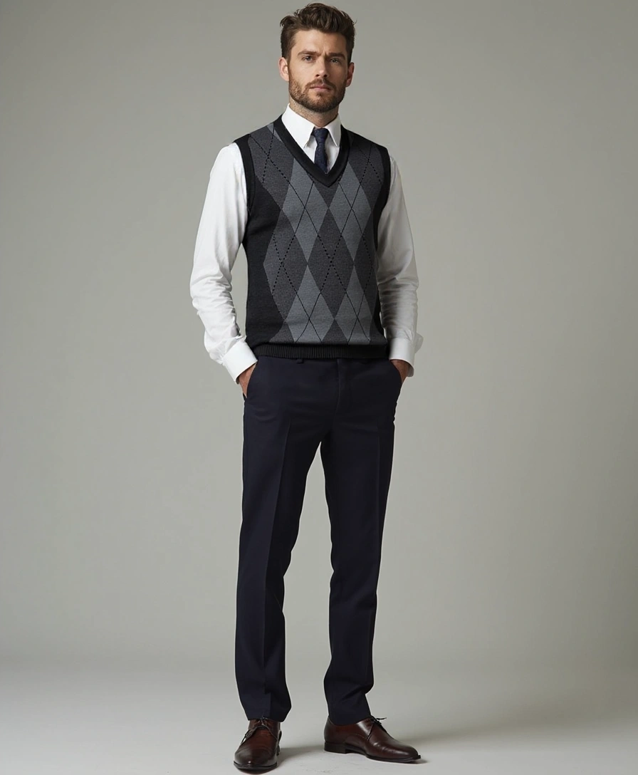 Basic Academic Sweater - Leviana