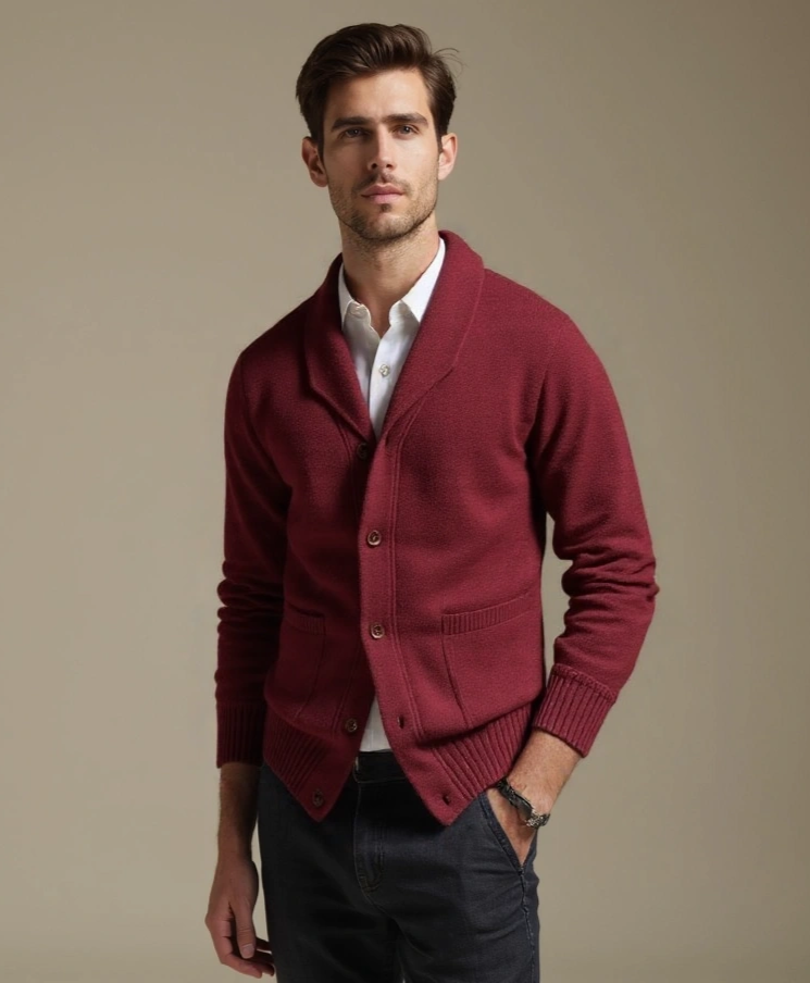 British Knitted Cardigan - Leviana