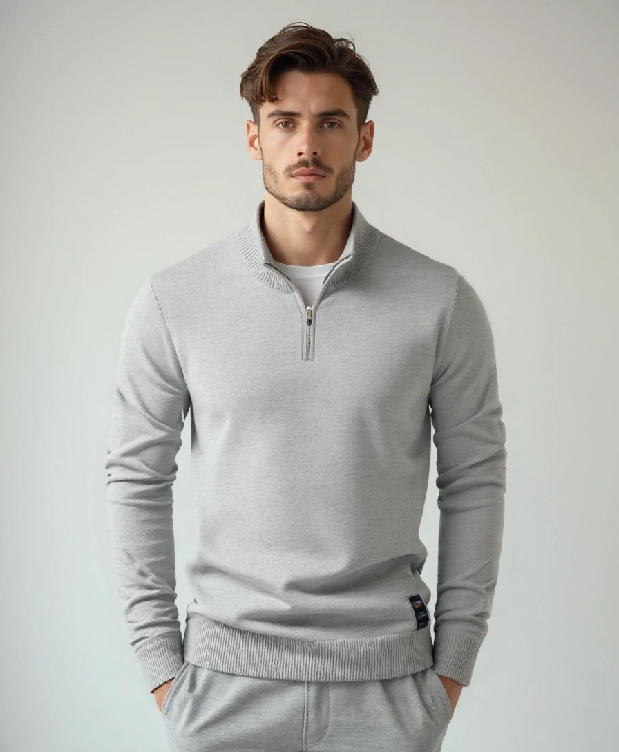 Half-Zip Sweater - Leviana