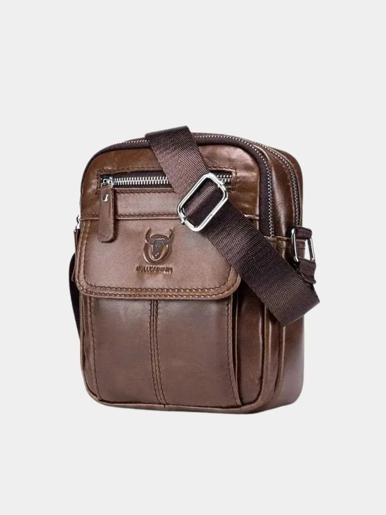 Leviana Leather Messenger Bag