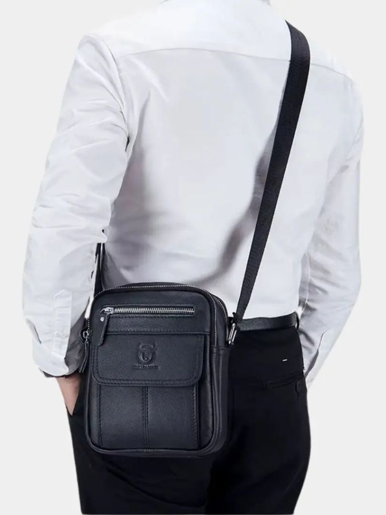 Leviana Leather Messenger Bag