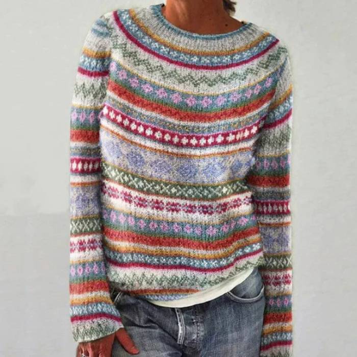 LILY™ - CHIC RETRO KNIT SWEATER