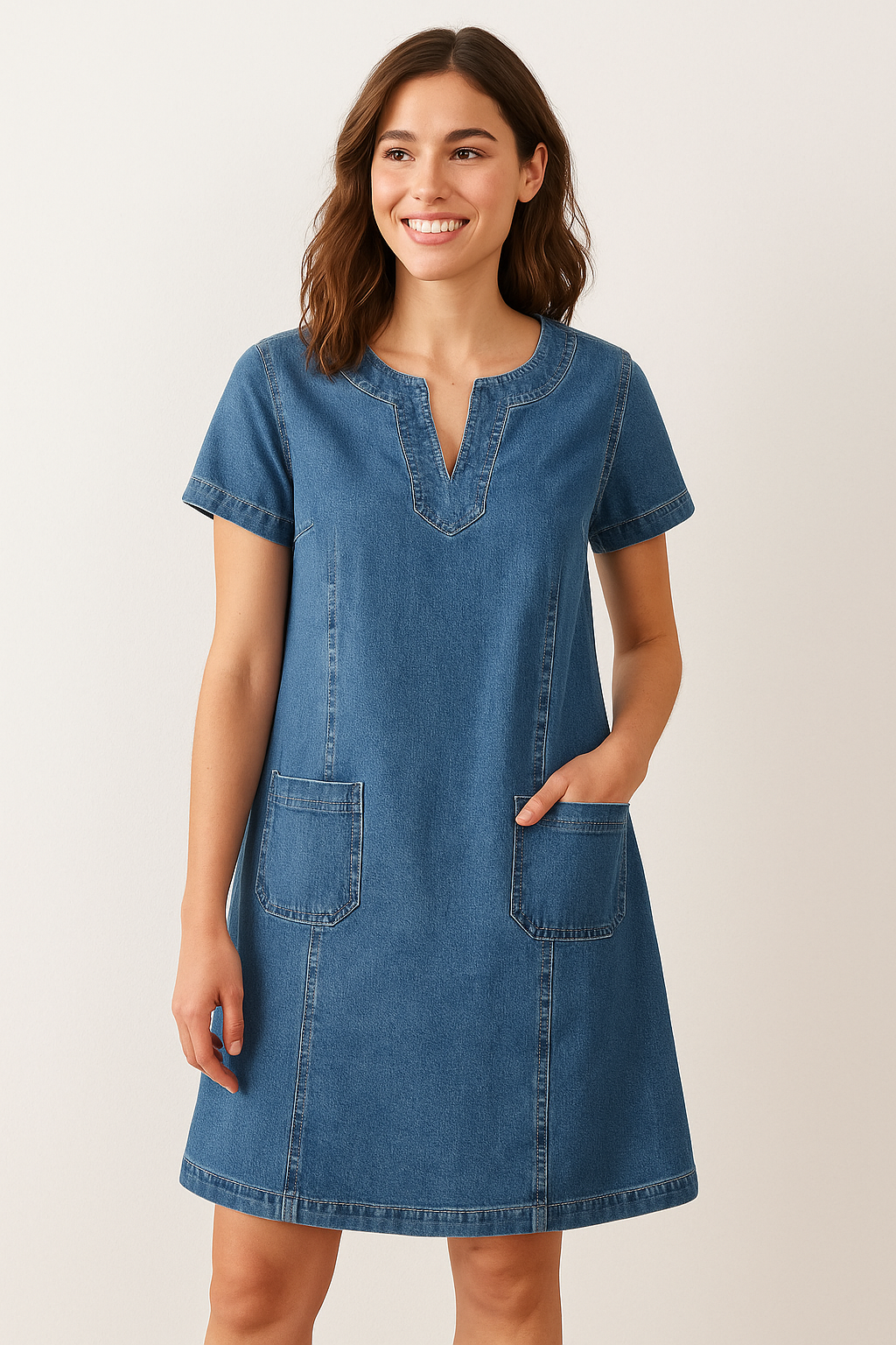 Leviana | Soft Denim Dress