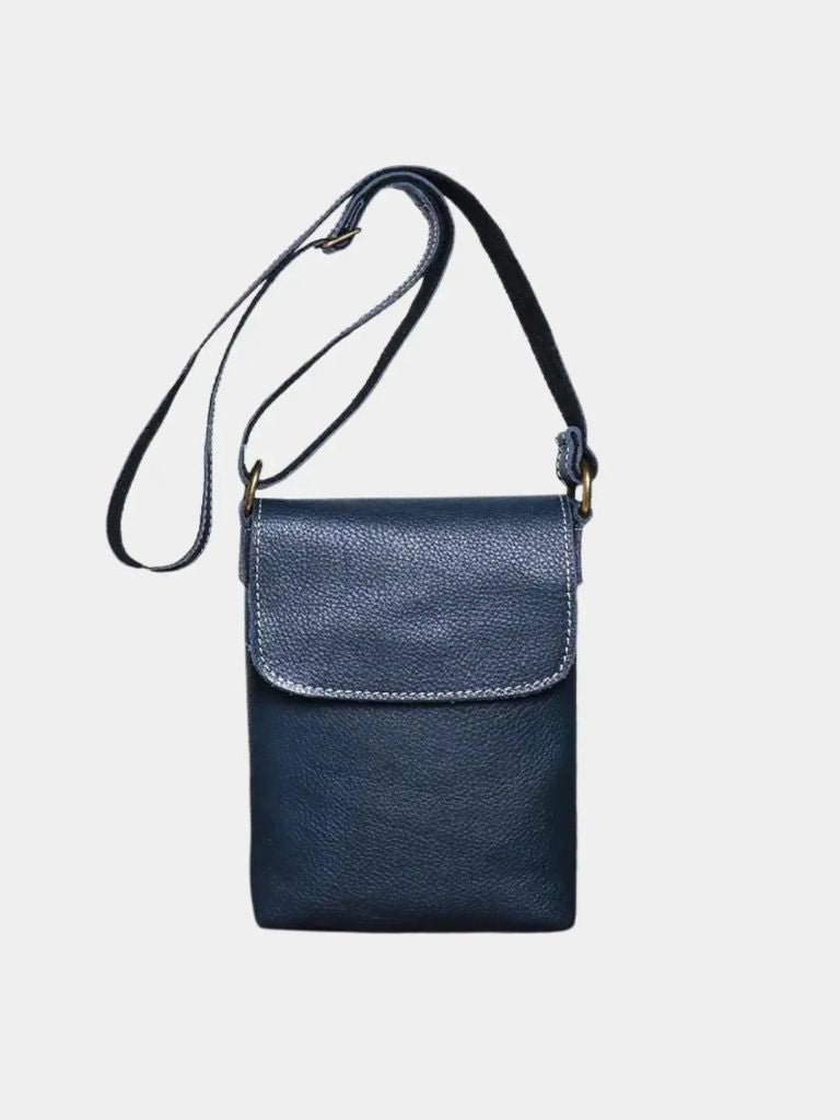Leviana Men's Mini Leather Crossbody Bag