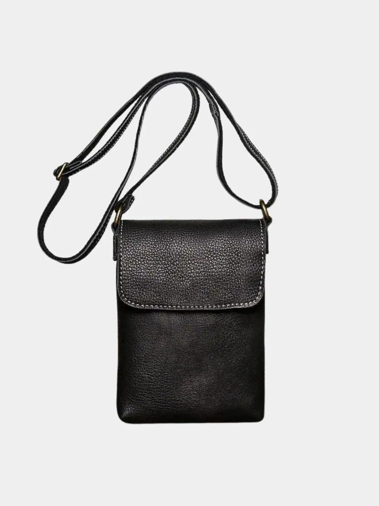 Leviana Men's Mini Leather Crossbody Bag