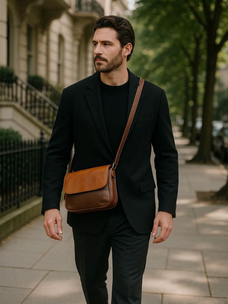 Leviana Milan Essential Leather Crossbody Bag