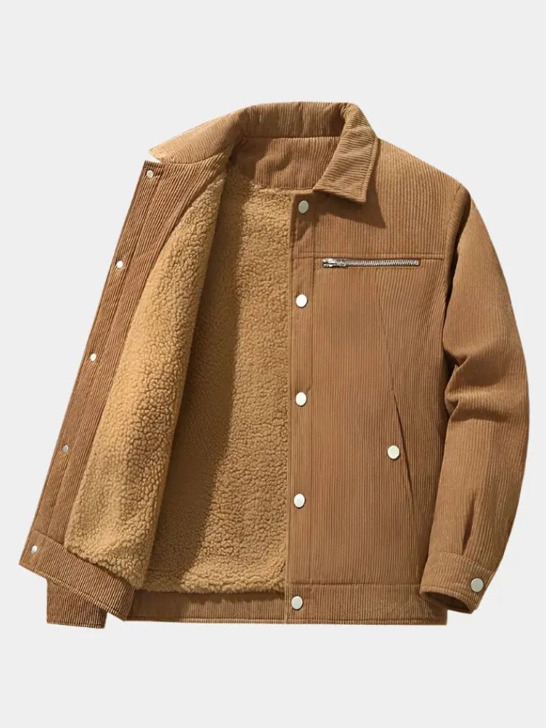Leviana Minimalist Corduroy Jacket