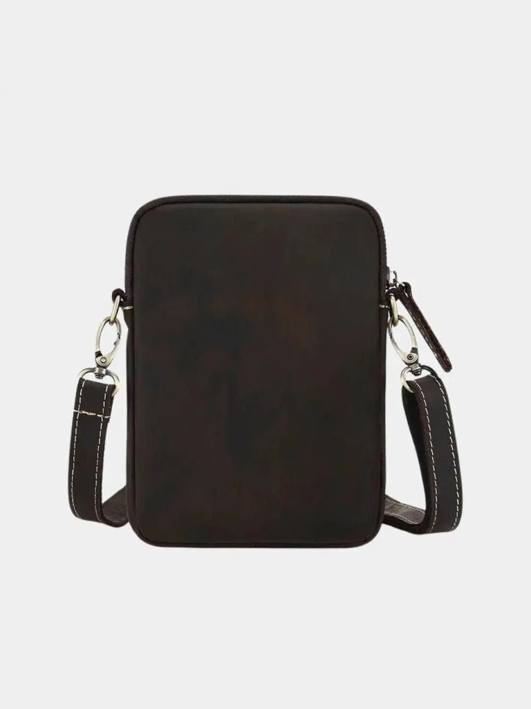 Leviana Minimalist Leather Crossbody Bag