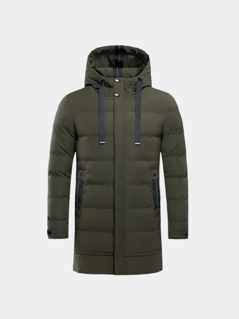 Leviana Long Minimalist Puffer Coat