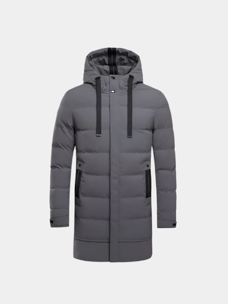 Leviana Long Minimalist Puffer Coat