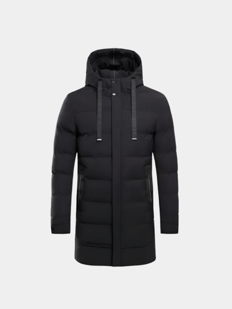Leviana Long Minimalist Puffer Coat