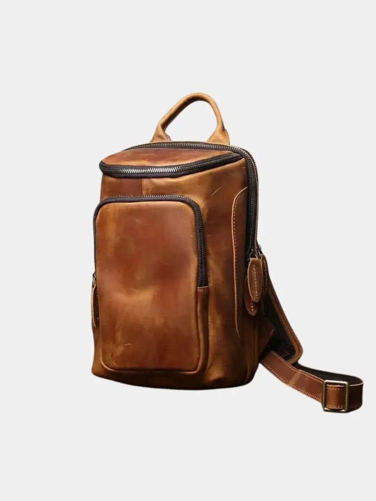 Contemporary Box-Style Shoulder Bag - Leviana