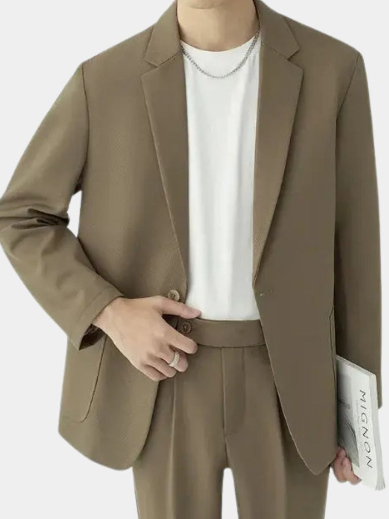 Leviana Contemporary Minimalist Suit Set