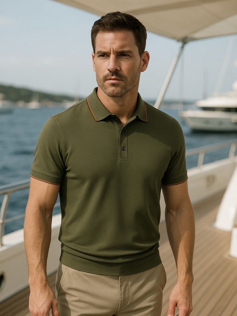 Noble Knit Polo - Leviana