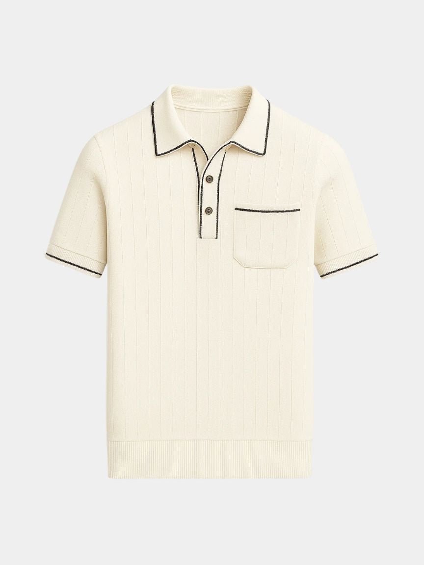 Old Money Knit Polo - Leviana