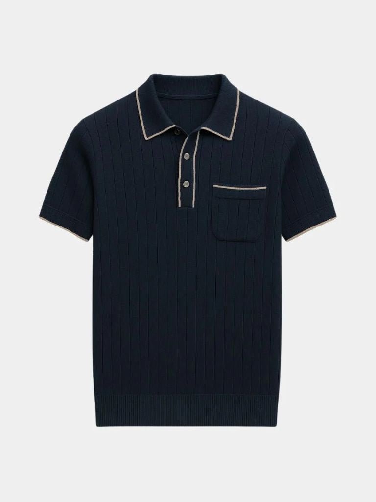 Old Money Knit Polo - Leviana