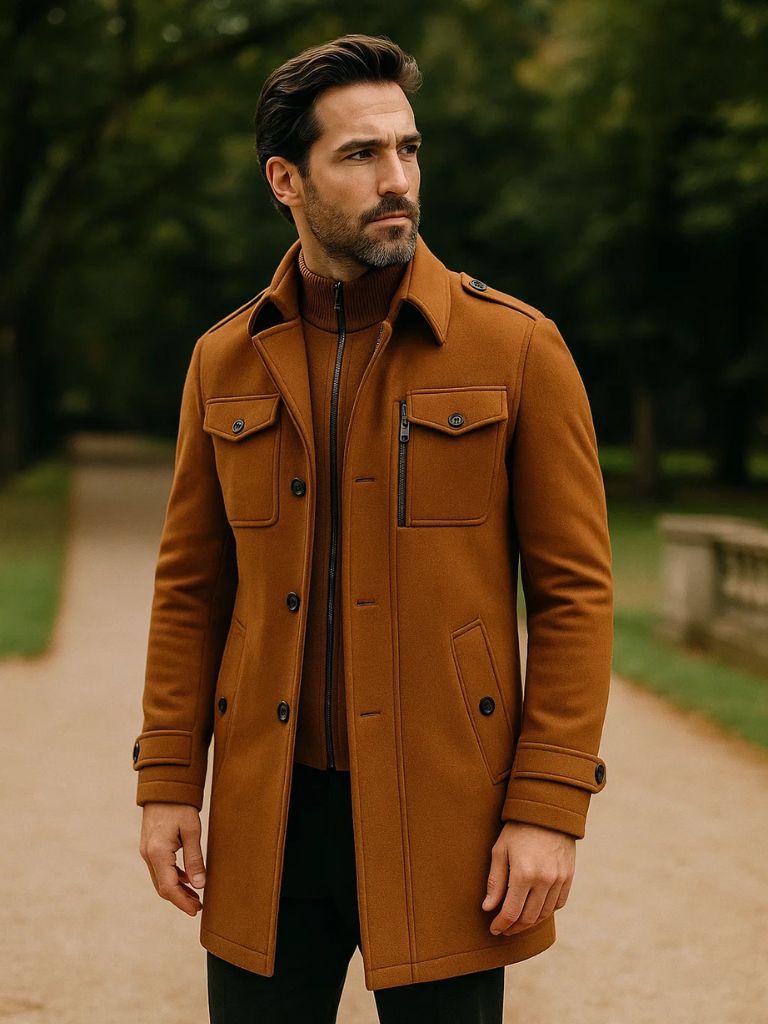 Leviana Vintage-Inspired Two-Piece Winter Coat