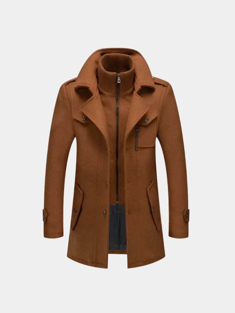 Leviana Vintage-Inspired Two-Piece Winter Coat