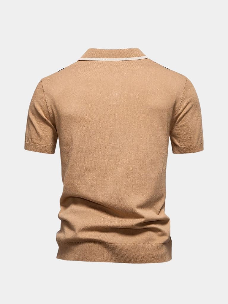 Retro Striped Polo – Leviana