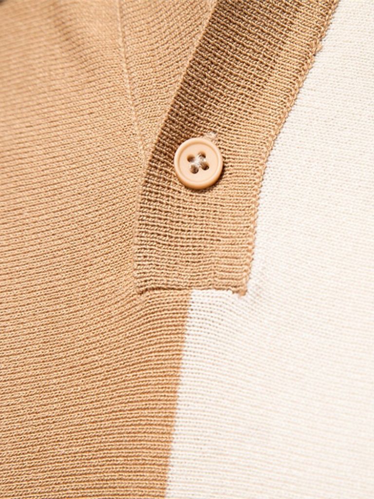 Retro Striped Polo – Leviana