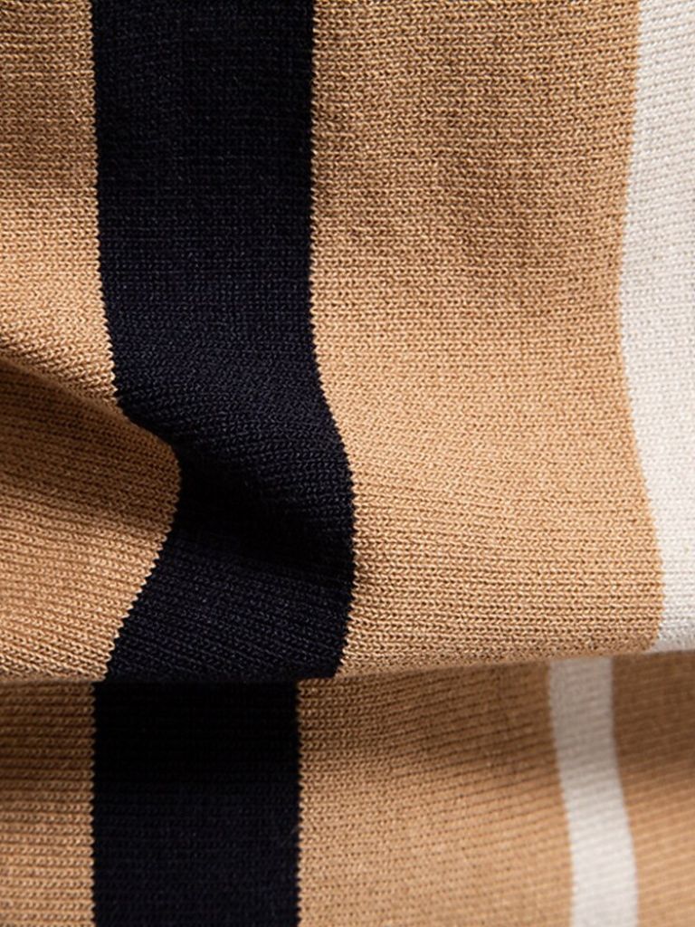 Retro Striped Polo – Leviana