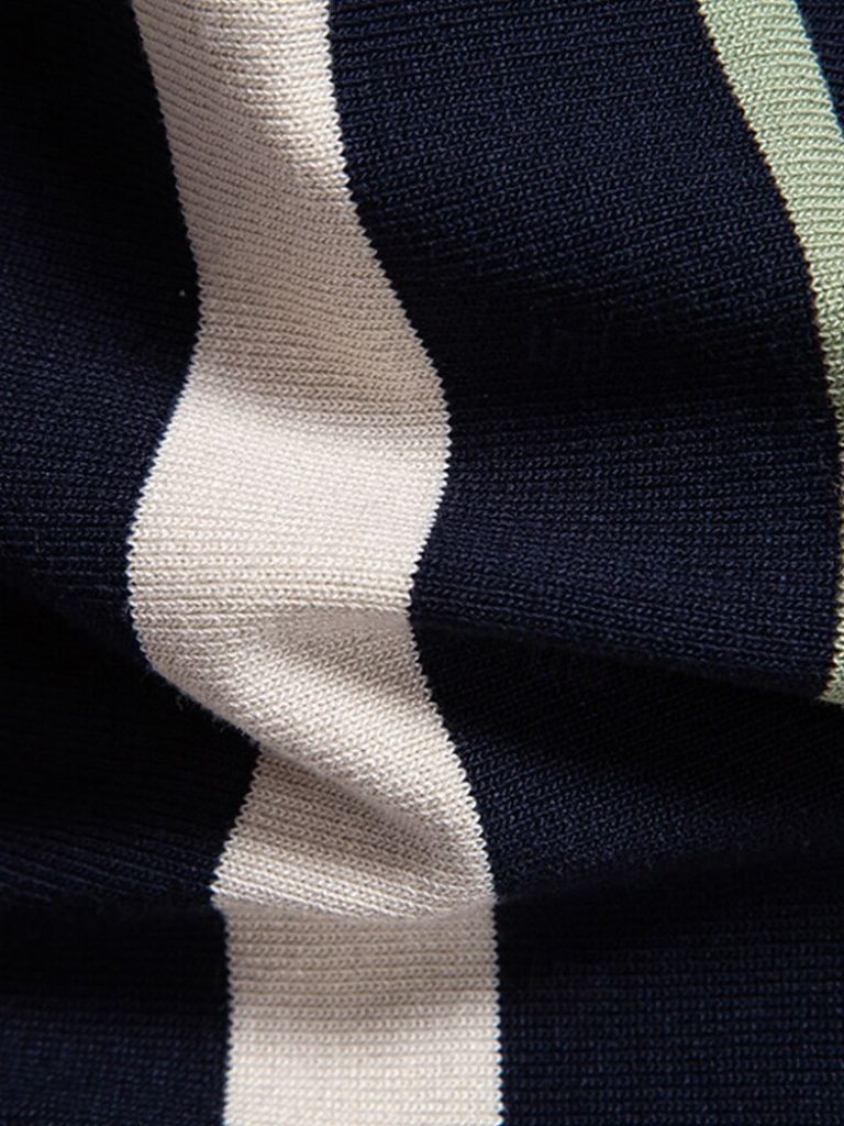 Retro Striped Polo – Leviana