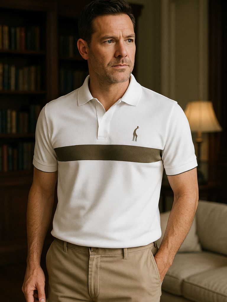 Savanna Striped Polo – Leviana
