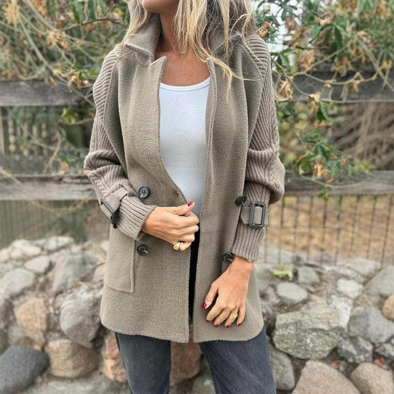 ISOLA™ | Mid-Length Double-Breasted Coat