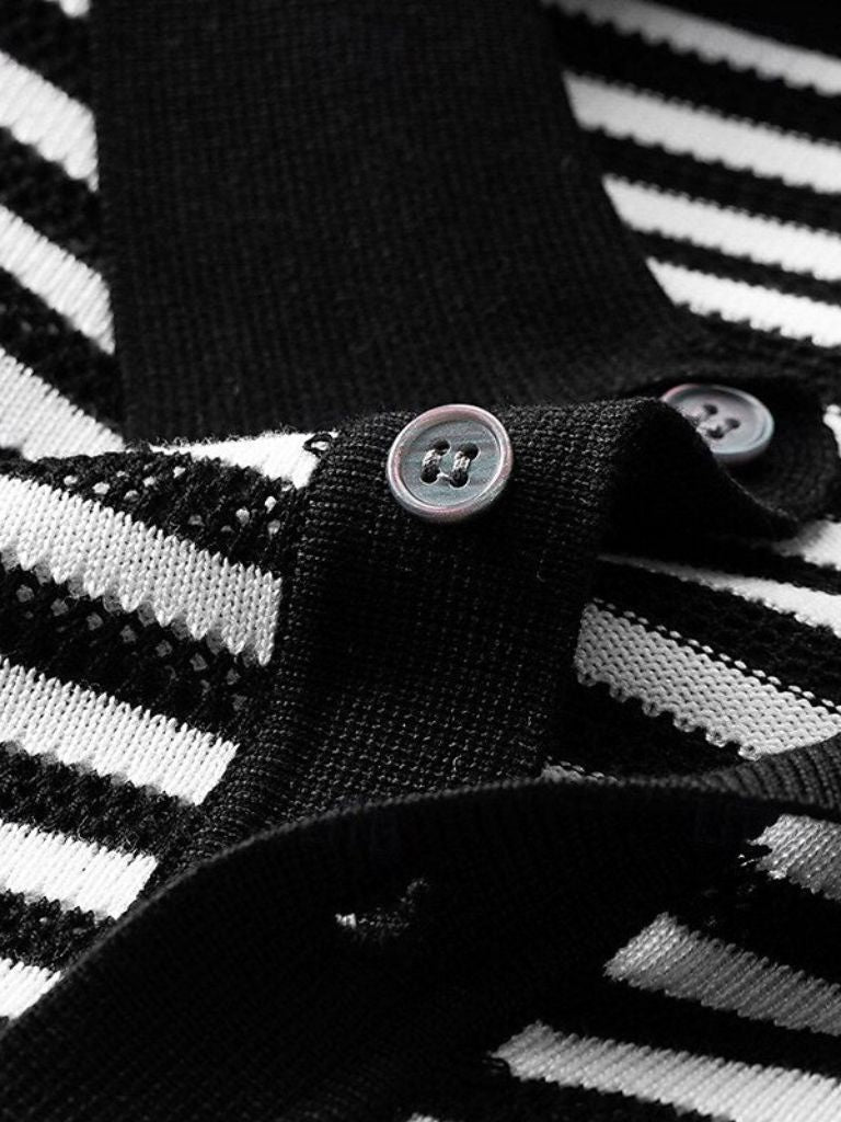 Classic Striped Polo - Leviana